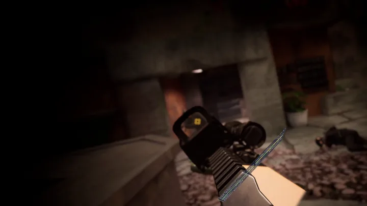 Clearing an interior with a rifle